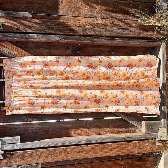 New lotus & luna Floral, Wide Leg, Drawstring Pants, NWT, Sz. Medium - Picture 6 of 8